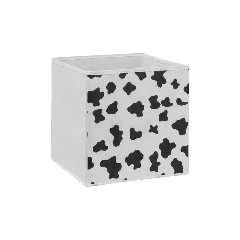 Un cube de rangement pour cavy cage cochon d inde Kavee imprime vache blanc