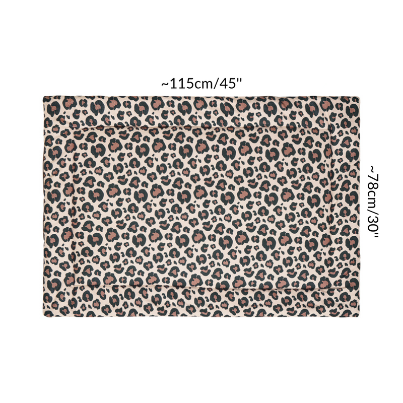 dimensions d'un tapis polaire cochon d'inde lapin 4x2 motif tissu léopard pour cavy c&c cage par Kavee