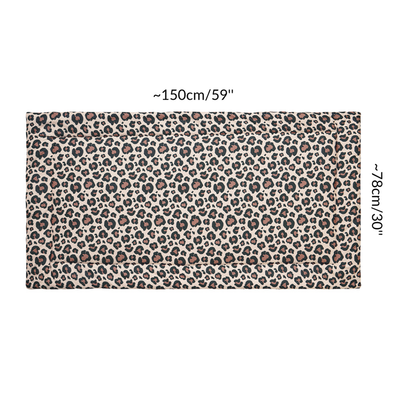 dimensions d'un tapis polaire cochon d'inde lapin 3x2 motif tissu léopard pour cavy c&c cage par Kavee