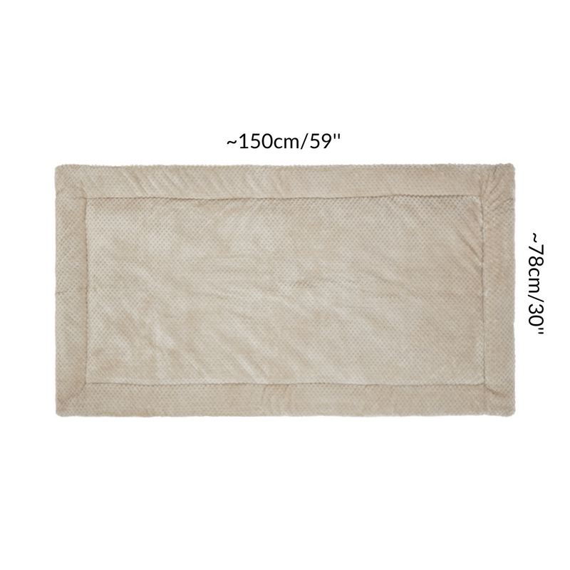 dimensions d'un tapis polaire cochon d'inde lapin 4x2 motif tissu taupe pour cavy c&c cage par Kavee