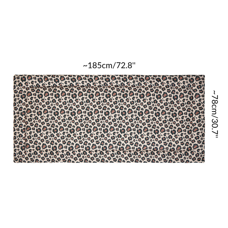 dimensions d'un tapis polaire cochon d'inde lapin 5x2 motif tissu léopard pour cavy c&c cage par Kavee