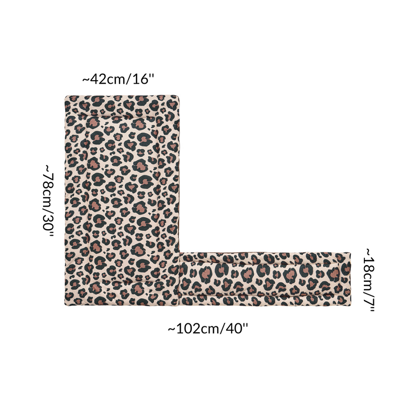 dimensions d'un tapis polaire cochon d'inde lapin loft motif tissu léopard pour cavy c&c cage par Kavee