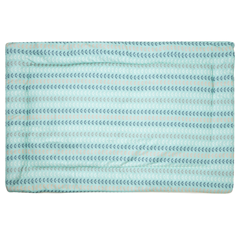 tapis polaire cochon d'inde lapin 3x2 motif tissu bleu nature nordique pour cavy c&c cage par Kavee