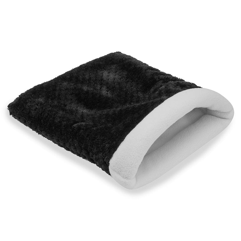 Sac de couchage pour cochon d'Inde en polaire de coloris noir de la marque Kavee 