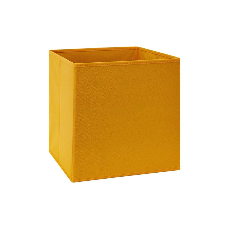 Dos d'Un cube de rangement pour cavy cage cochon d inde Kavee imprime fleurs marguerite jaune bleu 